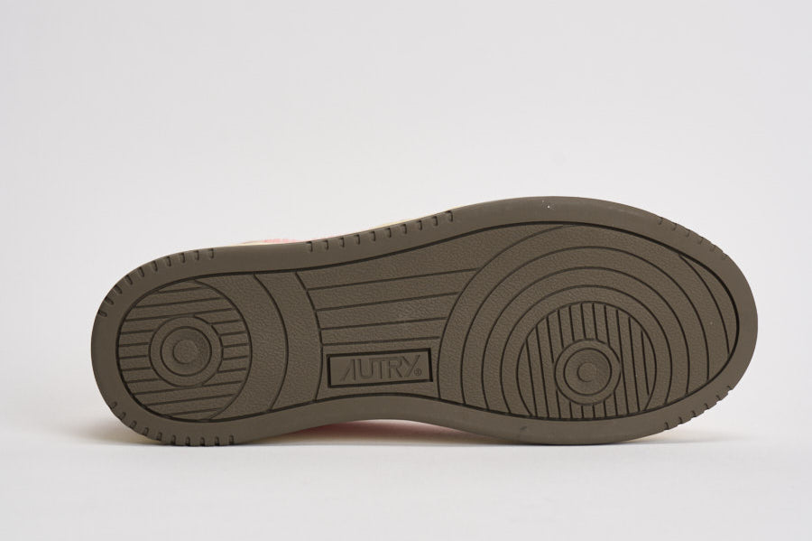 Sneakers Medalist low donna in velluto rosa AULW V101 AUTRY 