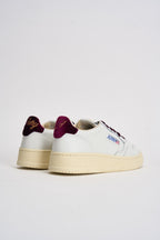 Sneakers donna Medalist in pelle e velluto bordeaux AULW VZ01 AUTRY 