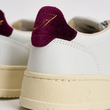 Sneakers donna Medalist in pelle e velluto bordeaux AULW VZ01 AUTRY 