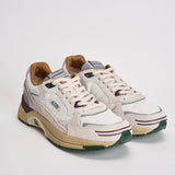 Sneakers uomo Hyperway Low in suede panna e bordeaux HYLM CI01 AUTRY 