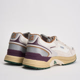 Sneakers uomo Hyperway Low in suede panna e bordeaux HYLM CI01 AUTRY 