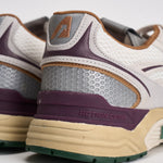 Sneakers uomo Hyperway Low in suede panna e bordeaux HYLM CI01 AUTRY 
