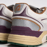 Sneakers uomo Hyperway Low in suede panna e bordeaux HYLM CI01 AUTRY 