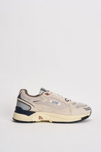 Sneakers uomo Hyperway Low in suede sabbia e blu HYLM CI05 AUTRY 