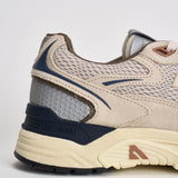 Sneakers uomo Hyperway Low in suede sabbia e blu HYLM CI05 AUTRY 