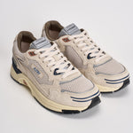 Sneakers uomo Hyperway Low in suede sabbia e blu HYLM CI05 AUTRY 