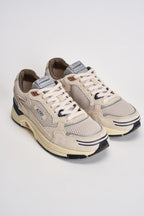 Sneakers uomo Hyperway Low in suede sabbia e blu HYLM CI05 AUTRY 