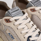 Sneakers uomo Hyperway Low in suede sabbia e blu HYLM CI05 AUTRY 