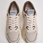 Sneakers uomo Hyperway Low in suede sabbia e blu HYLM CI05 AUTRY 