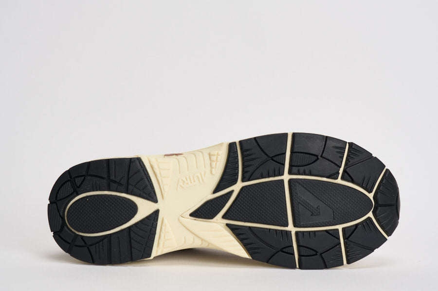 Sneakers uomo Hyperway Low in suede sabbia e blu HYLM CI05 AUTRY 