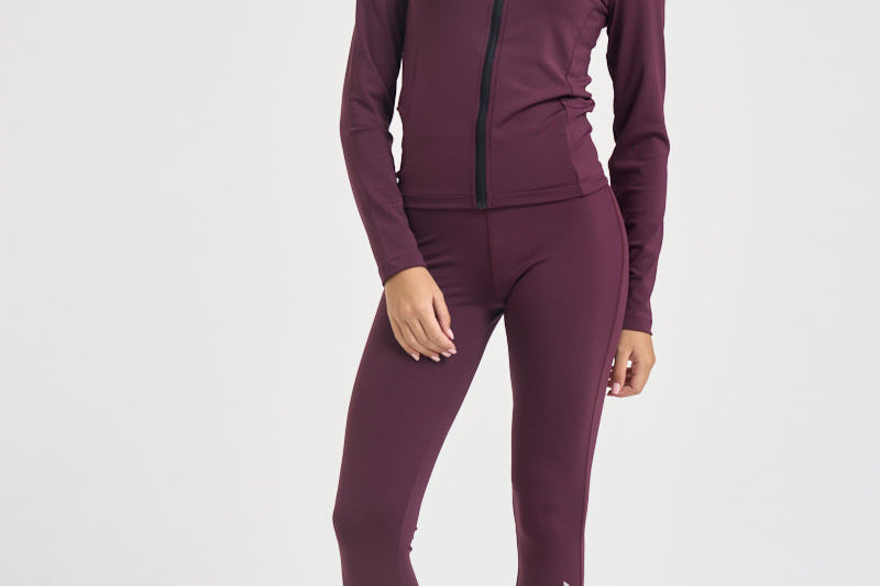 Felpa donna collo alto magenta JAPW 124E AUTRY 