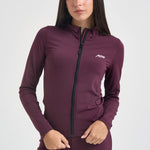 Felpa donna collo alto magenta JAPW 124E AUTRY 