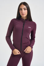 Felpa donna collo alto magenta JAPW 124E AUTRY 