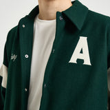 Bomber uomo con colletto verde JAPX 142F AUTRY 
