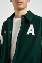 Bomber uomo con colletto verde JAPX 142F AUTRY 
