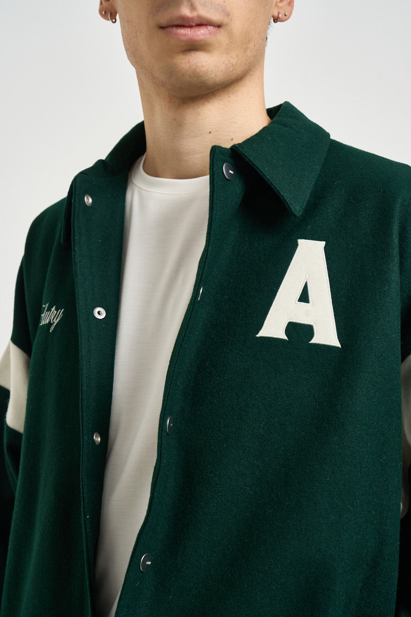 Bomber uomo con colletto verde JAPX 142F AUTRY 