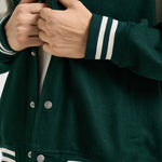 Bomber uomo con colletto verde JAPX 142F AUTRY 
