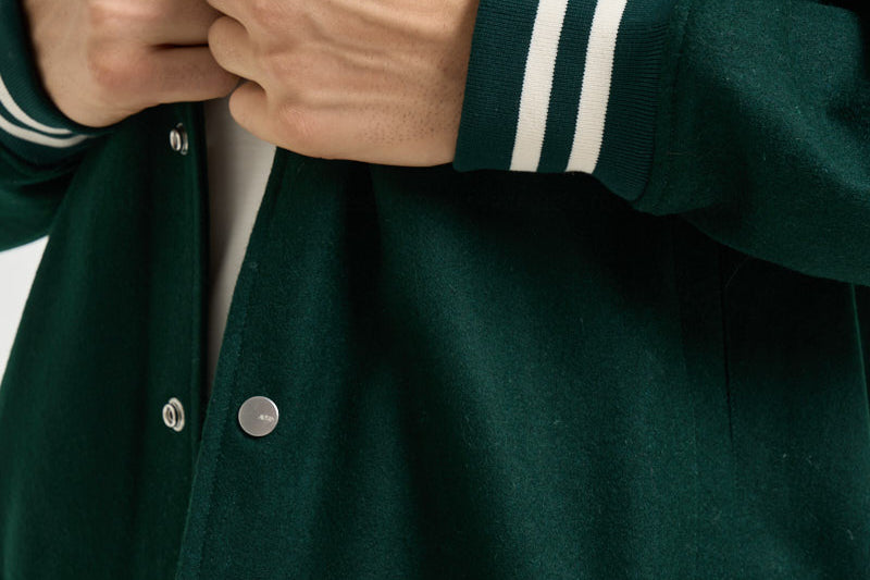 Bomber uomo con colletto verde JAPX 142F AUTRY 