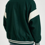 Bomber uomo con colletto verde JAPX 142F AUTRY 