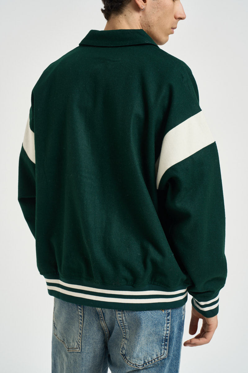Bomber uomo con colletto verde JAPX 142F AUTRY 