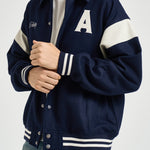 Bomber uomo con colletto blu navy JAPX 142T AUTRY 