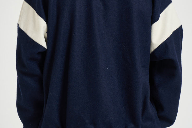 Bomber uomo con colletto blu navy JAPX 142T AUTRY 