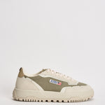 Sneakers uomo Wildpace in suede beige e verde LDLM CO03 AUTRY 