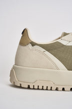 Sneakers uomo Wildpace in suede beige e verde LDLM CO03 AUTRY 