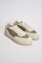 Sneakers uomo Wildpace in suede beige e verde LDLM CO03 AUTRY 
