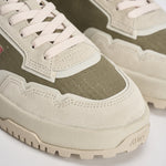 Sneakers uomo Wildpace in suede beige e verde LDLM CO03 AUTRY 