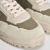 Sneakers uomo Wildpace in suede beige e verde LDLM CO03 AUTRY 