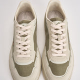 Sneakers uomo Wildpace in suede beige e verde LDLM CO03 AUTRY 