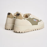 Sneakers uomo Wildpace in suede beige e verde LDLM CO03 AUTRY 