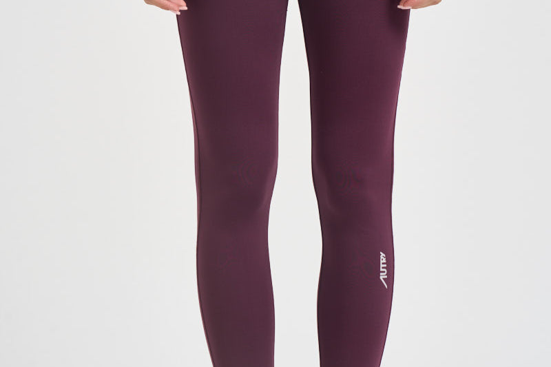 Leggings donna vita alta magenta LGPW 141E AUTRY 