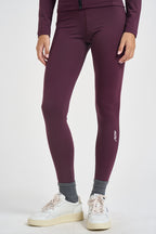 Leggings donna vita alta magenta LGPW 141E AUTRY 