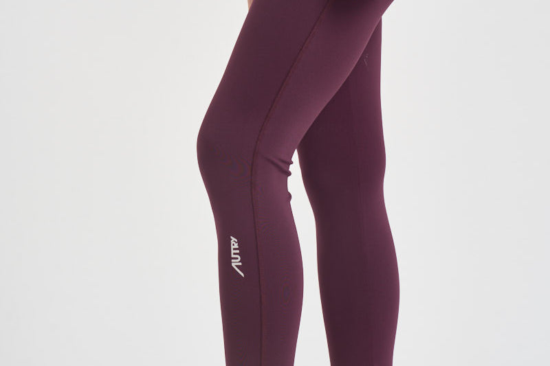 Leggings donna vita alta magenta LGPW 141E AUTRY 