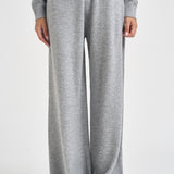 Pantaloni donna in maglia grigio mélange PAPW 150D AUTRY 