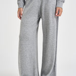 Pantaloni donna in maglia grigio mélange PAPW 150D AUTRY 