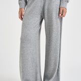 Pantaloni donna in maglia grigio mélange PAPW 150D AUTRY 