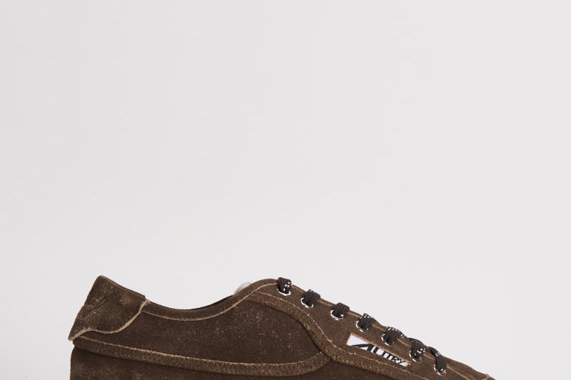 Sneakers uomo Windscape low in suede marrone SCLM KQ02 AUTRY 