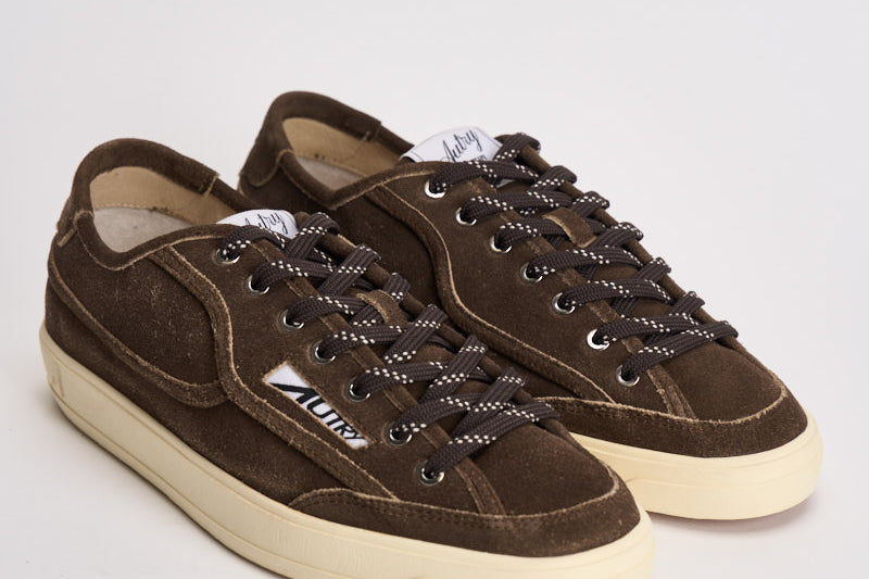 Sneakers uomo Windscape low in suede marrone SCLM KQ02 AUTRY 