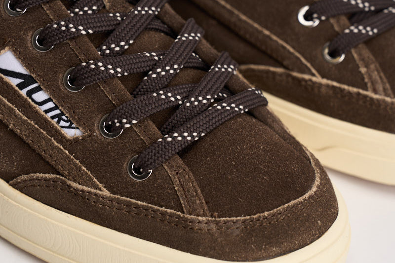 Sneakers uomo Windscape low in suede marrone SCLM KQ02 AUTRY 
