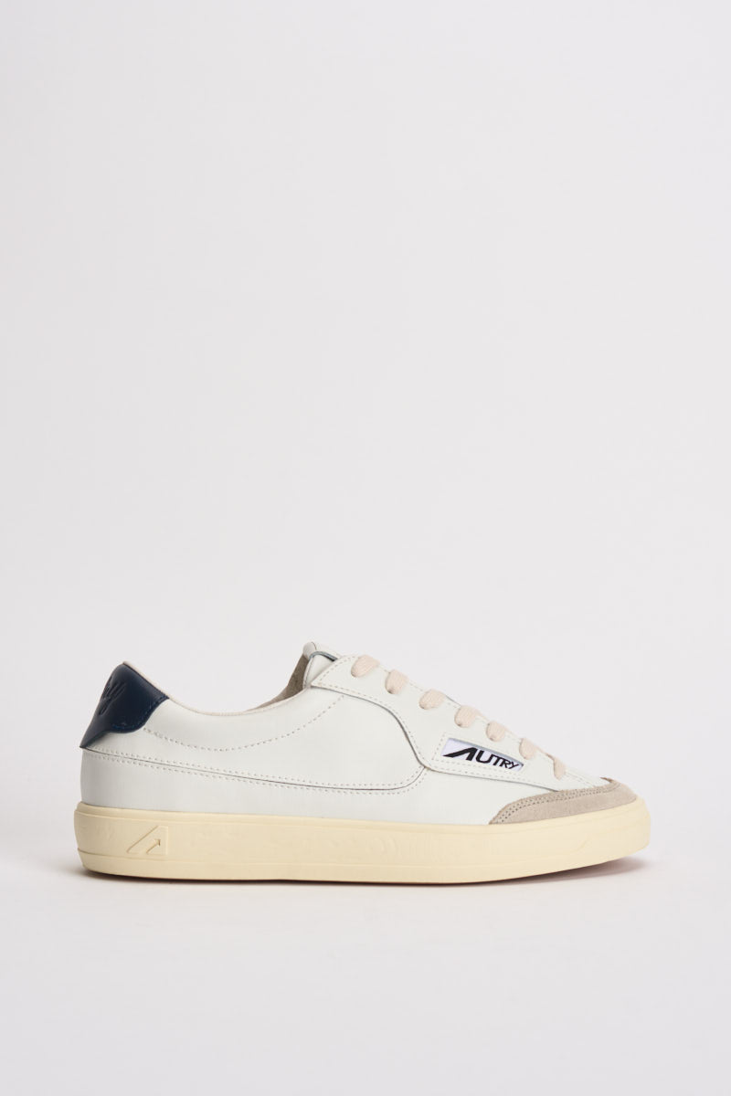 Sneakers uomo Windscape low bianca e blu SCLM UK05 AUTRY 