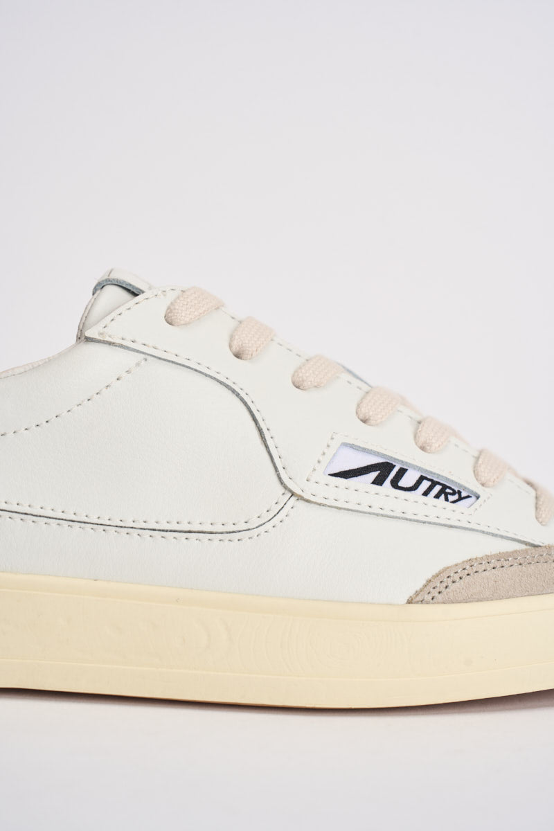 Sneakers uomo Windscape low bianca e blu SCLM UK05 AUTRY 