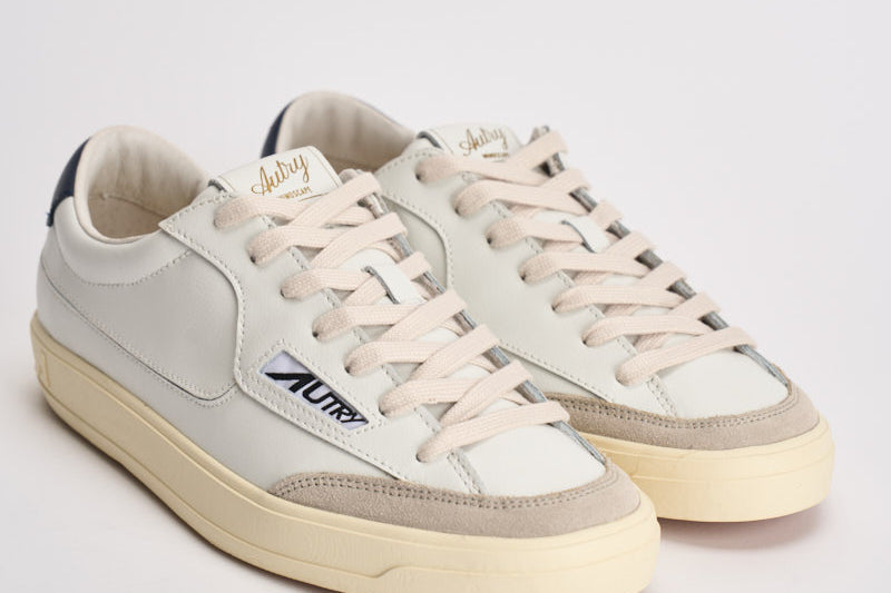 Sneakers uomo Windscape low bianca e blu SCLM UK05 AUTRY 
