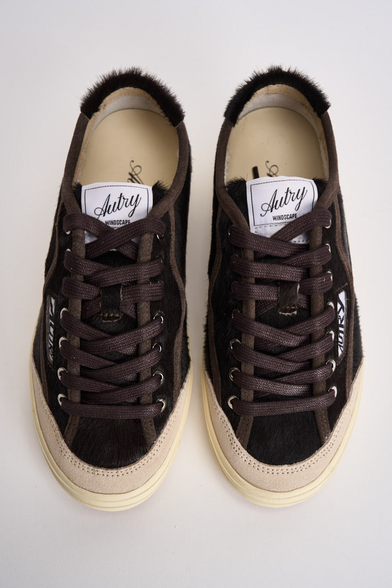 Sneakers donna Windscape low marrone SCLW JP04 AUTRY 