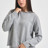 Felpa donna a girocollo grigia SEPW 149D AUTRY 