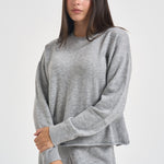 Felpa donna a girocollo grigia SEPW 149D AUTRY 