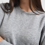 Felpa donna a girocollo grigia SEPW 149D AUTRY 
