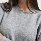 Felpa donna a girocollo grigia SEPW 149D AUTRY 